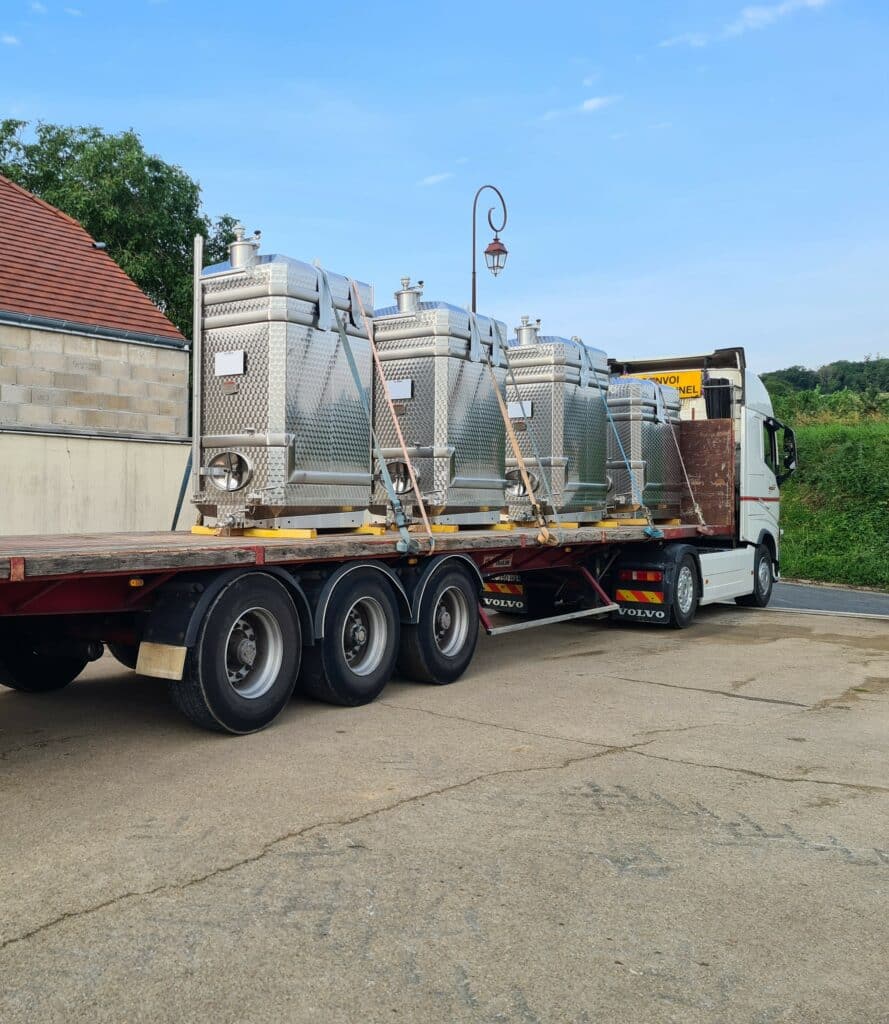 Nouvelles cuves pour les vendanges 2025